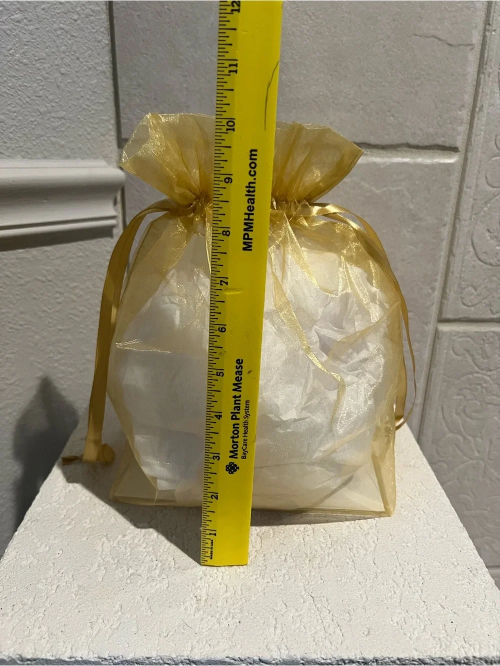 50 new Gold large organza gift product bags & 13 medium cup size bags
